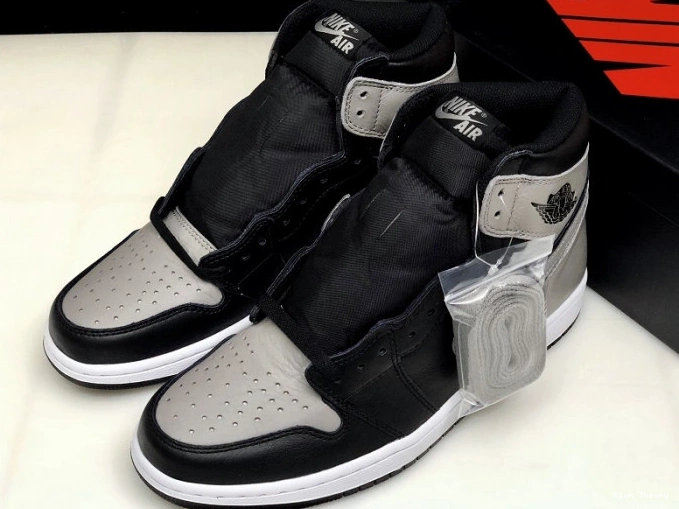 Kicked Out Shoe Store 1 Grey Black Jordan Retro Shadow Air High OG 555088-013 0823